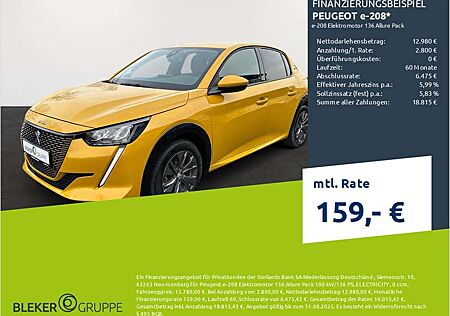 Peugeot e-208 Elektromotor 136 Allure Pack