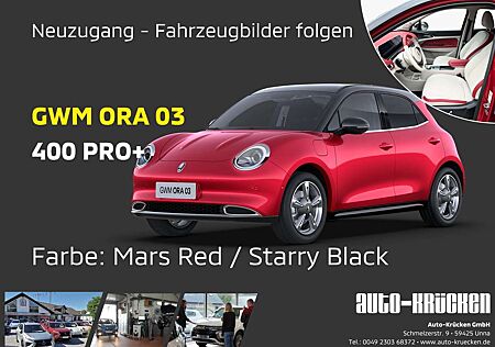 GWM Ora 03 400PRO+ / Garantie bis 08/2028 ohne km-Begrenzung