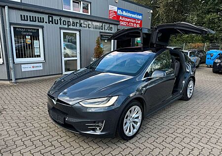Tesla Model X 75D 1-HAND°AUTOPILOT°AHK°LEDER°SOH89%!
