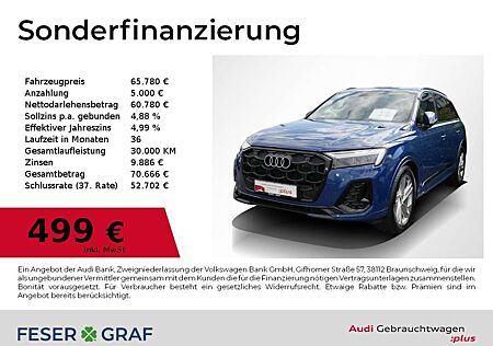Audi Q7 50 TDI S line Ext/Matrix/Pano/HuD/AHK/Air/Luft/20