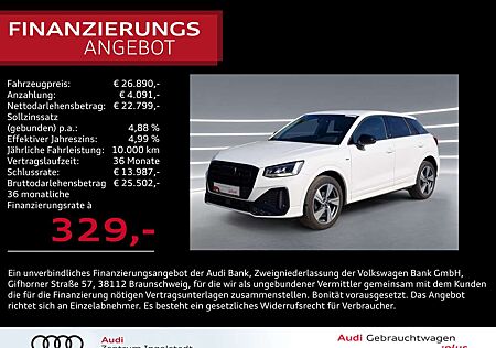 Audi Q2 35 TFSI 2x S line AHK virtual NAVI Opt-schw+