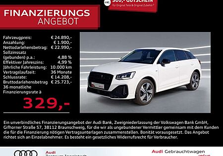 Audi Q2 35 TFSI 2x S line AHK virtual NAVI Opt-schw+