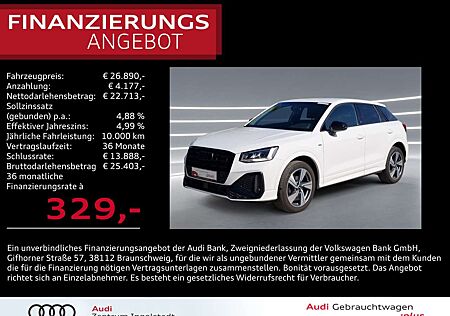 Audi Q2 35 TFSI 2x S line AHK virtual NAVI Opt-schw+