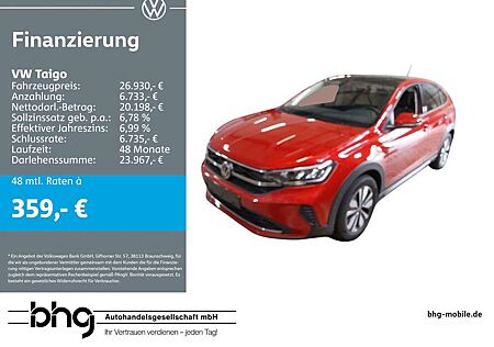 VW Taigo Volkswagen Life 1.0 l TSI *AHK*PANO*NAVI*