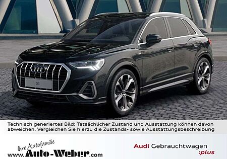 Audi Q3 40TFSI qu S LINE AHK STANDHZ LED ACC VC NAV+