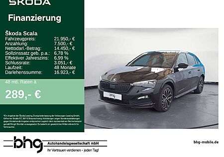 Skoda Scala 1.0 TSI *MONTE CARLO* *PANO*LED*NAVI*V.-CO