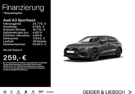Audi A3 S line 35 TFSI Matrix LED+Navi+VC