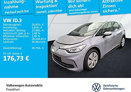VW ID.3 Volkswagen Pro Navi LED DAB+ FrontAssist