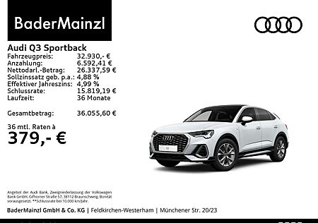 Audi Q3 35 TFSI S tronic S line LED Pano