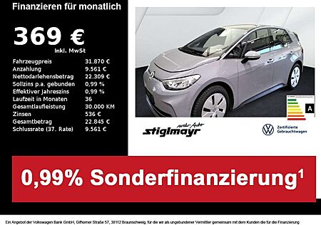 VW ID.3 Volkswagen Pro 62-kWh+ACC+KAMERA+LED+NAVI
