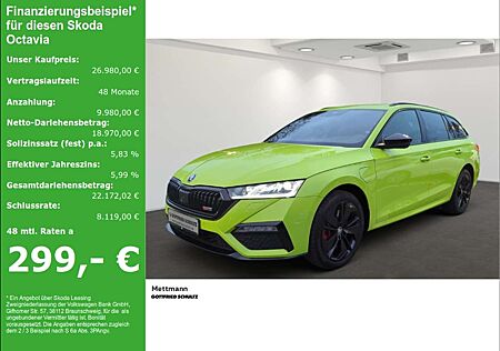 Skoda Octavia Combi 1 4 TSI RS iV DSG LED SHZ PDC LM