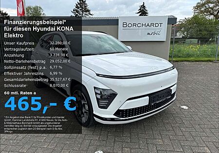 Hyundai Kona Prime 65,4kWh*Navi'*Kamera*Leder*Lagerfzg*