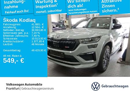 Skoda Kodiaq 2.0 TSI DSG 4x4 RS Navi LED