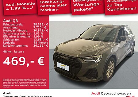 Audi Q3 35 TFSI S-TRO*S-LINE*LED*NAVI*GJR*AHK*PDC*DAB