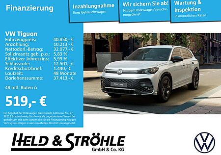 VW Tiguan Volkswagen R-Line Black 1.5 eTSI DSG AHK NAV