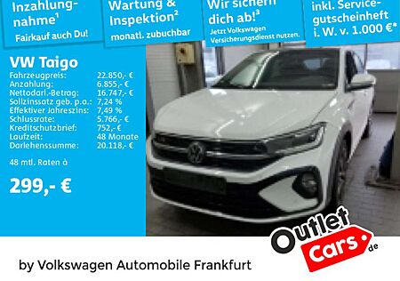 VW Taigo Volkswagen 1.0 TSI DSG R-Line Navi IQ.Light DAB+ Fron