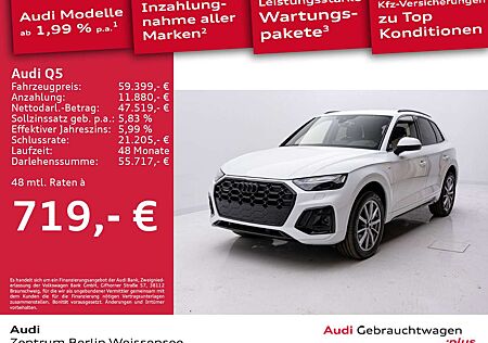 Audi Q5 40 TDI S-TRO*QUA*S-LINE*MATRIX*AHK*RFK*NAVI**