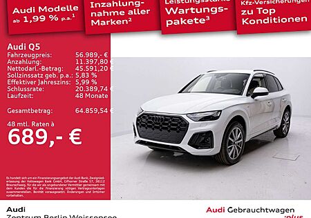 Audi Q5 40 TDI S-TRO*QUA*S-LINE*MATRIX*AHK*RFK*NAVI**