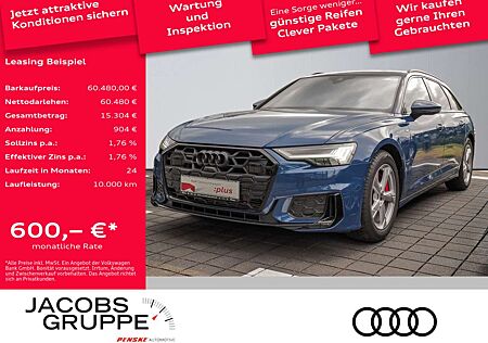 Audi A6 Avant 55TFSIe qu. 2xS line/Black+/HD Matrix/Pano/HuD/360°/AHK