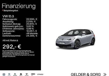 VW ID.3 Volkswagen Pro Performance RFK*Matrix*EPH*Navi*DAB+
