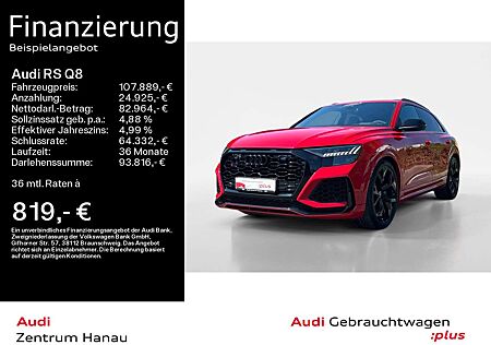 Audi RS Q8 4.0 V8 *PANO*AHK*RS-ABGAS*305 KM/H*KERAMIK