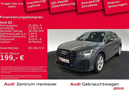 Audi Q2 gebraucht kaufen Audi Q2 S line 35 TFSI ACC LEDER AHK NAVI KAMERA