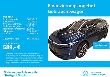 VW ID.7 gebraucht kaufen VW ID.7 Volkswagen Tourer GTX Navi Kamera AHK