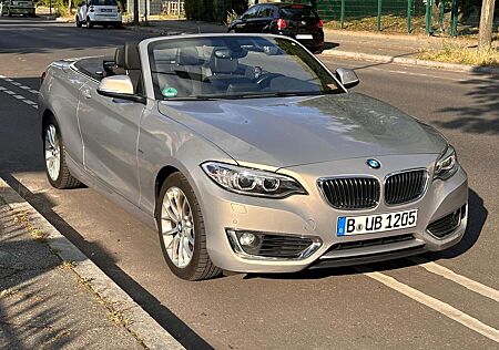 BMW 218i 218 Cabrio Aut. Luxury Line Moonlight Silver