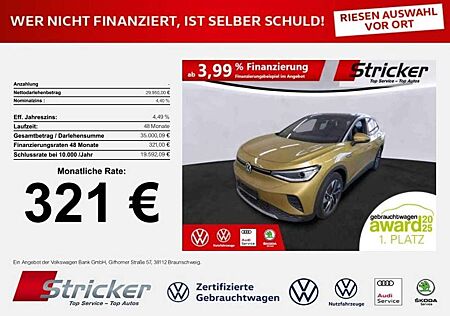 VW ID.4 Volkswagen Max 150/77 321,-ohne Anzahlung Pano Wärmepumpe