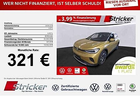 VW ID.4 Volkswagen Max 150/77 321,-ohne Anzahlung Pano Wärmepumpe
