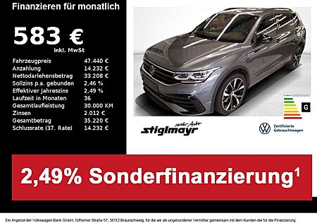 VW Tiguan Allspace Volkswagen R-line 2.0 TDI 4-Motion AHK+IQ-LIGHT+NAVI+STANDZG