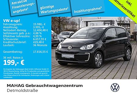 VW e-up! Volkswagen e-up! Style "Plus" 61kW CCS Sitzhz Maps+MoreDOCK