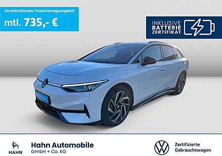 VW ID.7 Volkswagen Tourer Pro S Wärmepumpe Matrix AHK Nav 360°