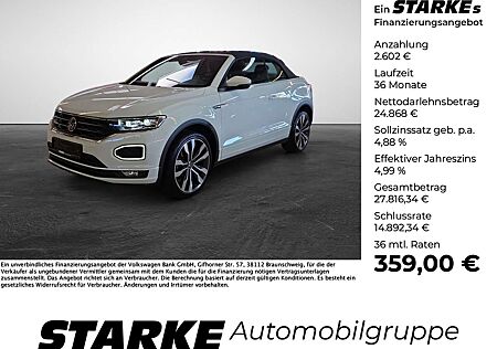 VW T-Roc Volkswagen Cabriolet 1.5 TSI DSG R-Line LED Navi Kamera Kl...