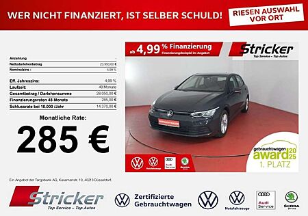 VW Golf Volkswagen VIII 1.5eTSI DSG 285,-ohne Anzahlung AHK App-Conn