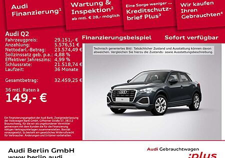Audi Q2 Advanced 35 TFSI S tr. VIRTUAL PDC MATRIX RFK