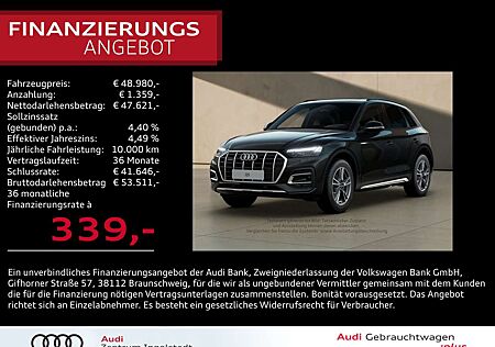 Audi Q5 45 TFSI qu S line MATRIX Pano AHK Leder Raute adva
