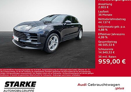 Porsche Macan S Navi LED AHK Pano SHZ v+h BOSE Luftfederung
