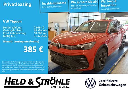 VW Tiguan Volkswagen R-LINE 2.0 TDI DSG IQ-LED AHK BLACK 360°