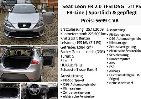 Seat Leon 2.0 T FSI DSG FR