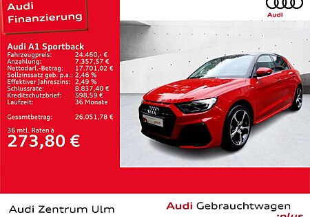 Audi A1 25TFSI S-Line Black 17 LED NAVI SHZ