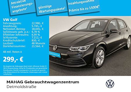 VW Golf Volkswagen VIII 1.5 eTSI Life IQ.Light Navi HuD ParkPi