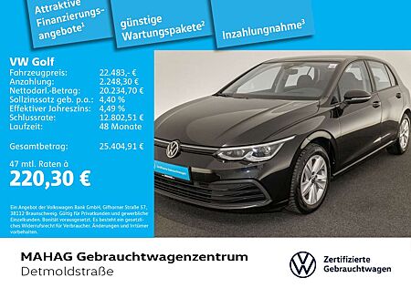 VW Golf Volkswagen VIII 1.5 eTSI Life IQ.Light Navi HuD ParkPi