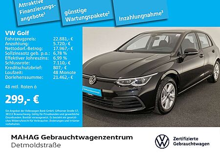 VW Golf Volkswagen VIII 1.5 eTSI Life IQ.Light Navi HuD ParkPi