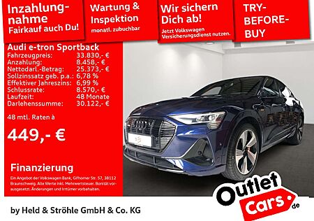 Audi e-tron 55 quattro S line black 21 ACC