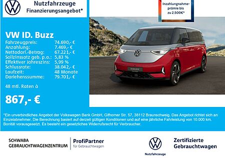 VW ID.BUZZ Volkswagen ID. Buzz GTX LWB *6-sitzer*AHK*IQ.LIGHT*PANO*21''