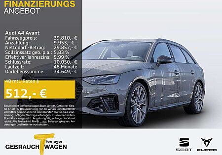 Audi A4 40 TFSI Q 2x S LINE MATRIX AHK NAVI VIR