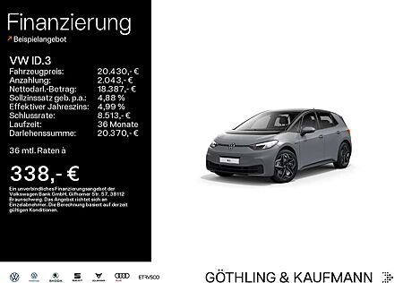 VW ID.3 Volkswagen Pure Performance City 110kW*NAVI*SHZ*19ZOLL