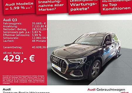 Audi Q3 40 TDI S-TRO*QUA*LED*GRA*NAV*VC*LEDER*SHZ*PDC