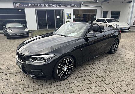 BMW 220d 220 Cabrio M Sport 18 Zoll Leder LED AHK